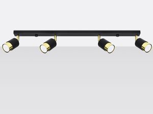 Miniaturka 1 - Szynowy reflektor LED czarny z regulowanym kątem świecenia