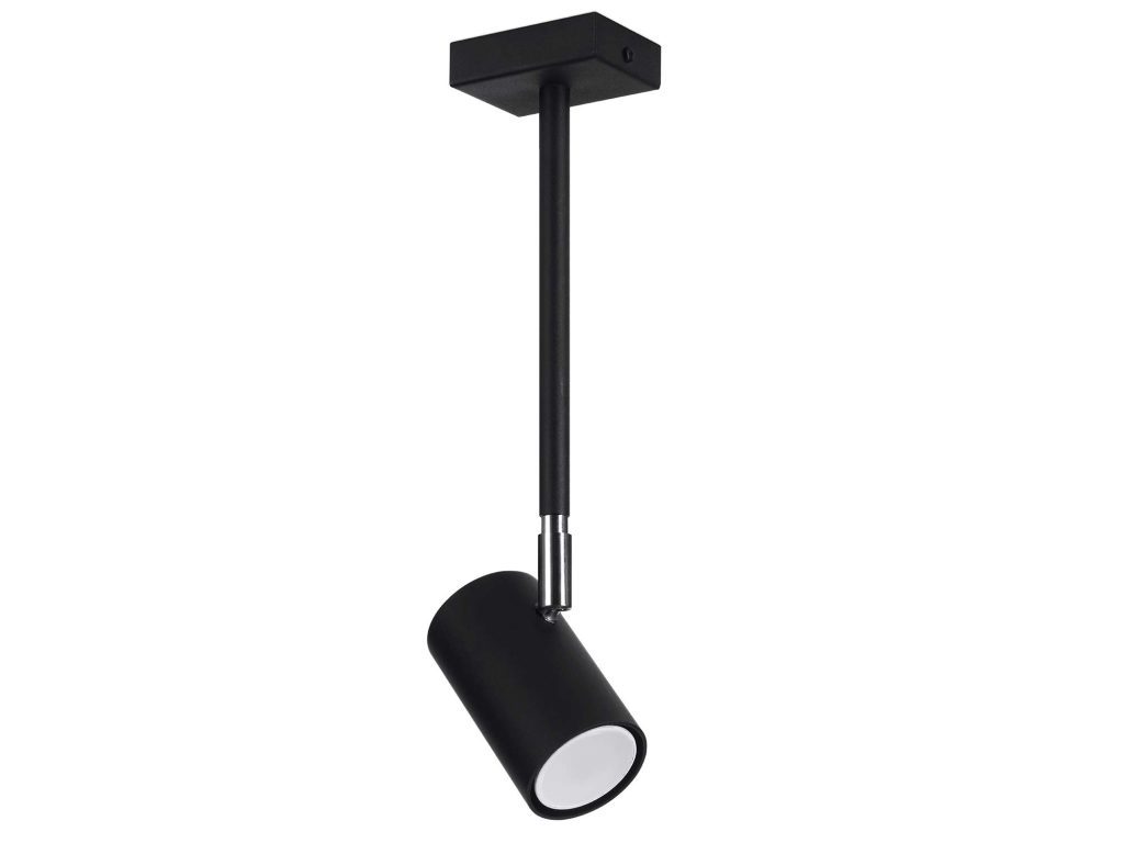 Minimalistyczny Czarny Plafon NEREO