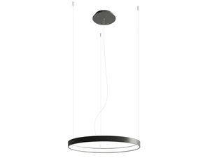 Miniaturka 24 - Czarna lampa LED wisząca do nowoczesnych wnętrz