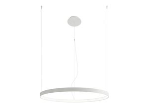 Miniaturka 30 - Detal podsufitki do lampy LED w białym wykończeniu