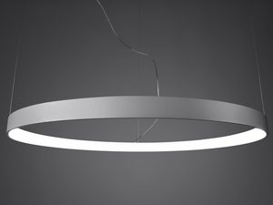 Miniaturka 38 - Nowoczesna lampa LED z białym pierścieniem