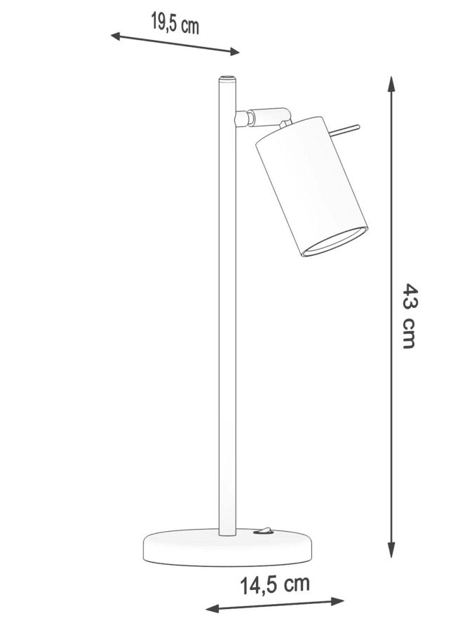 Lampa Biurkowa RING Minimalistyczna