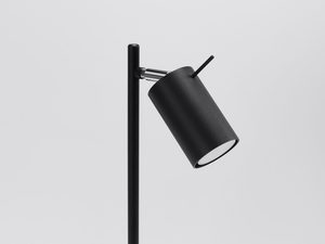 Miniaturka 4 - Minimalistyczna lampka biurkowa czarna z regulowanym kloszem