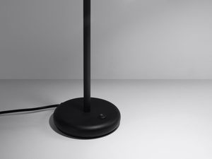 Miniaturka 5 - Czarna nowoczesna lampka biurkowa LED, styl industrialny