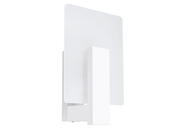 Kinkiet ścienny z białym korpusem