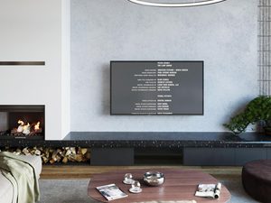 Miniaturka 24 - Nowoczesna lampa LED z białym wykończeniem do salonu