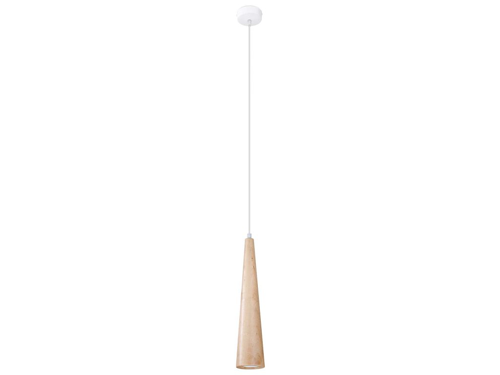 Lampa skandynawska SWIFT 1 z Drewna Naturalne