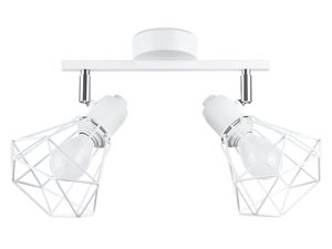 Miniaturka 1 - Nowoczesna lampa sufitowa z dwoma białymi reflektorami do kuchni