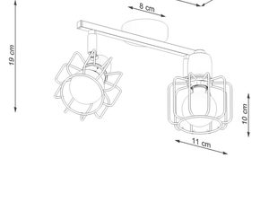Miniaturka 7 - Projekt techniczny podwójnego reflektora w stylu siatka
