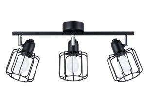 Miniaturka 3 - Reflektory LED w stylu loft z kloszami klatkowymi