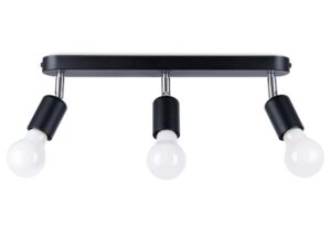 Miniaturka 9 - Minimalistyczna lampa z trzema punktami świetlnymi – matowa czerń