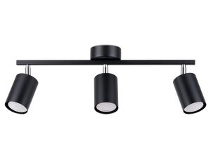 Miniaturka 4 - Lampa czarna z trzema tubami LED – styl techniczny