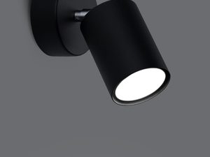 Miniaturka 6 - Reflektor ścienny LED czarny – nowoczesna forma