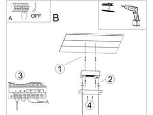 Miniaturka 26 - Schemat instalacji nowoczesnej lampy sufitowej LED
