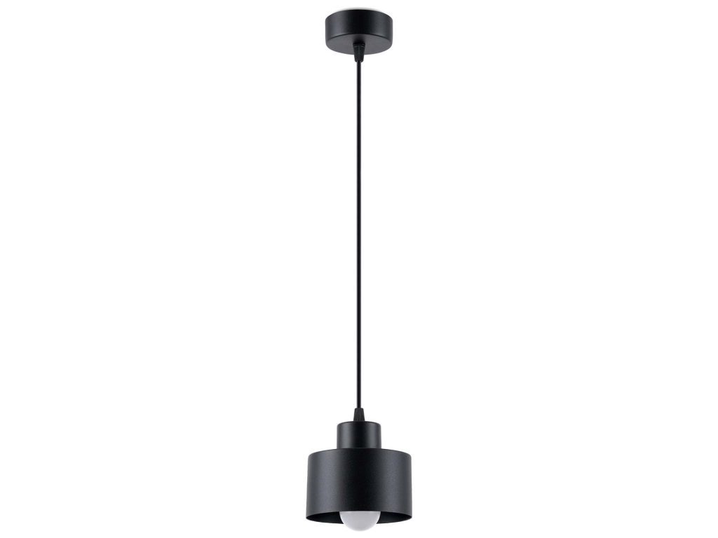 Nowoczesna lampa wisząca SANTO 1 Czarna