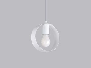 Miniaturka 1 - Lampa wisząca z białym kablem