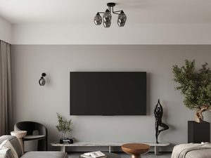 Miniaturka 4 - Lampa zamontowana na suficie w nowoczesnym salonie