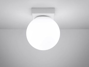 Miniaturka 3 - Nowoczesna oprawa LED z kulą na białym tle