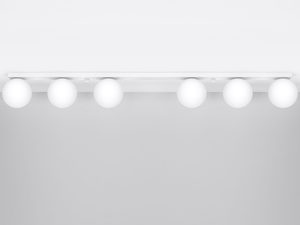 Miniaturka 2 - Lampa z kulami LED w wersji białej na neutralnym tle