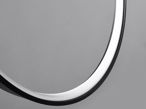 Miniaturka 14 - Okrągła lampa LED w matowej czerni do nowoczesnych wnętrz