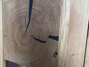 Miniaturka 6 - Szafka pod telewizor dębowa LUX