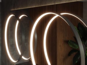 Miniaturka 17 - Nowoczesne lustra LED do łazienki, styl industrialny