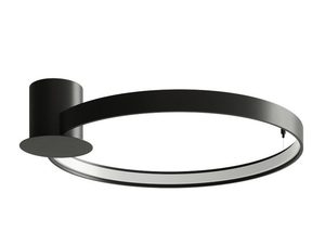 Miniaturka 4 - Nowoczesna lampa sufitowa LED z czarnym kloszem, elegancki styl