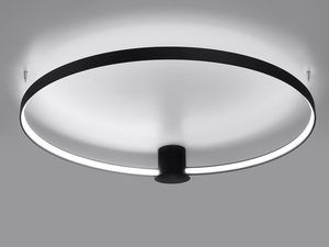 Miniaturka 15 - Designerska lampa sufitowa LED z czarnym kloszem