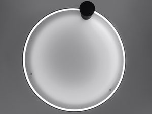 Miniaturka 17 - Nowoczesna lampa sufitowa LED z okrągłym kloszem