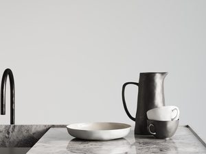 Miniaturka 3 - Minimalistyczna lampa nad kuchennym blatem z czarnym kloszem