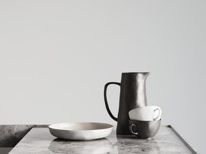 Miniaturka 3 - Designerska lampa sufitowa nad betonową wyspą kuchenną