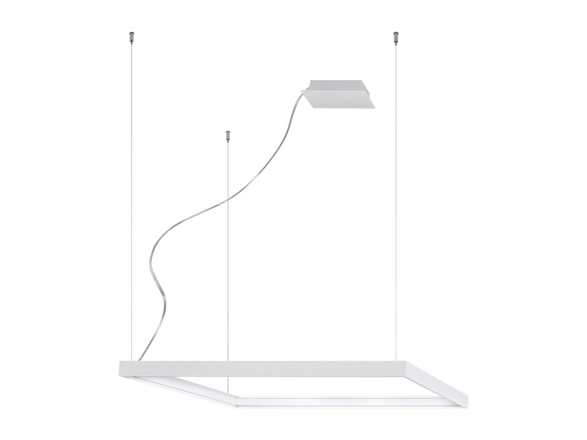 Kwadratowy żyrandol LED NUBIA M