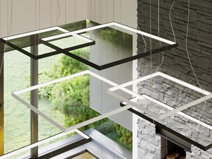 Miniaturka 6 - Kompozycja lamp LED z widokiem na zielony ogród