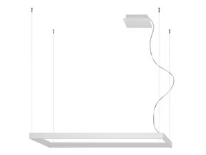 Miniaturka 17 - Montaż lampy LED z zawieszeniem na białym tle