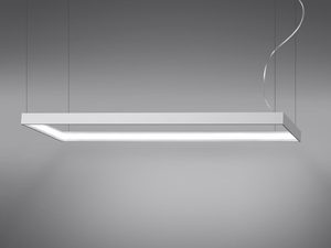 Miniaturka 19 - Kompozycja LED wisząca w białym wnętrzu z sufitem