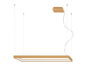 Miniaturka 10 - Profil montażowy lampy LED z przewodem na białym tle