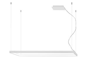Miniaturka 18 - Schemat instalacji wiszącej lampy LED z pomiarami