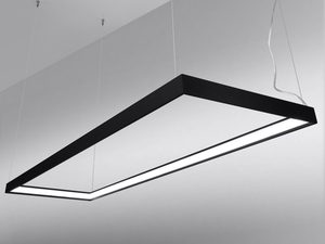 Miniaturka 11 - Nowoczesna czarna lampa LED zawieszona na przewodach