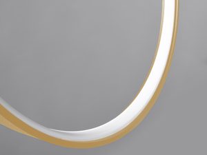 Miniaturka 4 - Prestiżowe lustro LED w kolorze złota