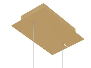 Miniaturka 6 - Lampa LED w kolorze złota