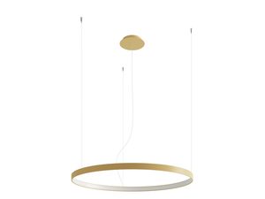 Miniaturka 10 - Nowoczesna złota lampa LED do eleganckich wnętrz