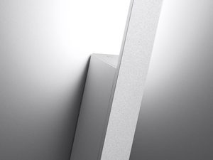 Miniaturka 4 - Krawędź białej lampy LED o lekkim świetle przy ścianie