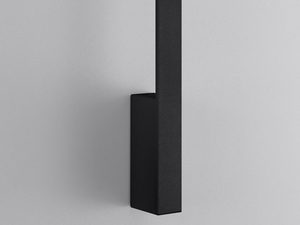 Miniaturka 9 - Minimalistyczna lampa LED w kolorze czarnym na białym tle