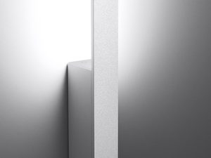 Miniaturka 20 - Biała lampa LED montowana na betonowej ścianie