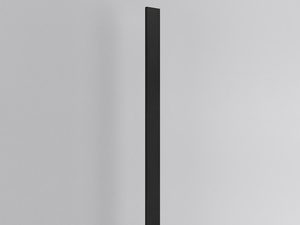 Miniaturka 10 - Minimalistyczna lampa LED w kolorze czarnym na białym tle