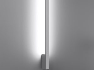 Miniaturka 18 - Pionowa lampa LED z neutralnym światłem na tle betonu