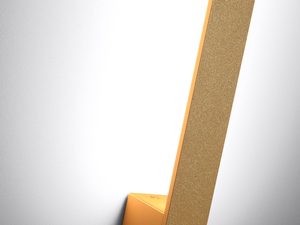 Miniaturka 4 - Zbliżenie na złoty profil lampy LED montowanej na ścianie