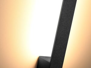 Miniaturka 13 - Czarno-złota krawędź lampy LED z miękkim światłem