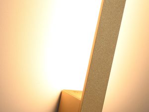 Miniaturka 21 - Zbliżenie na złotą lampę LED ze światłem rozproszonym