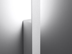 Miniaturka 3 - Aluminiowy korpus lampy LED na tle jasnej ściany